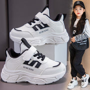 スニーカー 運動靴 ジュニア キッズ 子供 女の子 くつ シューズ マジック テープ 紐 結ばない 厚底 カジュアル スポーツ おしゃれ かわいい かっこいい 通園 通学