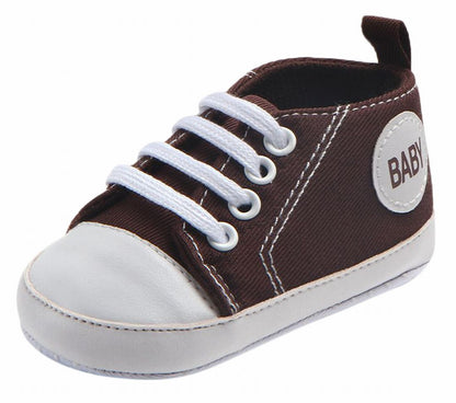 ファーストシューズ ベビーシューズ ルームシューズ スニーカー 赤ちゃん 靴 ブラウン バリエーション画像