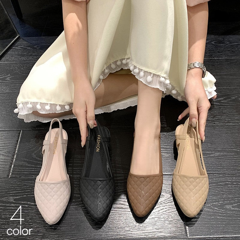 サンダル ミュール ストラップ付 レディース 女性 きれいめ キルト柄 かわいい おしゃれ ウェッジヒール 歩きやすい 安定感 お出かけ 普段使い デート
