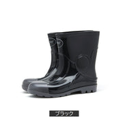 レインブーツ 雨靴 ラバーブーツ カモフラ デジタル迷彩 長靴 雨具 レインシューズ 男女兼用 滑り止め グリップ 無地 バイカラー ゴム長 メンズ レディース