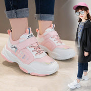 スニーカー キッズ ジュニア 運動靴 シューズ 子供用 女の子 ガールズ 英字ロゴ カジュアル スポーツ おしゃれ かわいい 通園 通学 お出かけ 普段使い
