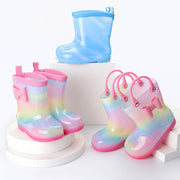 長靴 レインブーツ レインシューズ キッズ 子供用 雨具 雨靴 くつ 持ち手 取手 ループ 引っかけ 滑り止め 雨対策