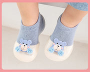 ファーストシューズ ルームシューズ ソックスシューズ ベビー キッズ 赤ちゃん 靴下 くつ下 靴 くつ 室内履き 滑り止め 花 フラワー 動物 アニマル かわいい おしゃれ