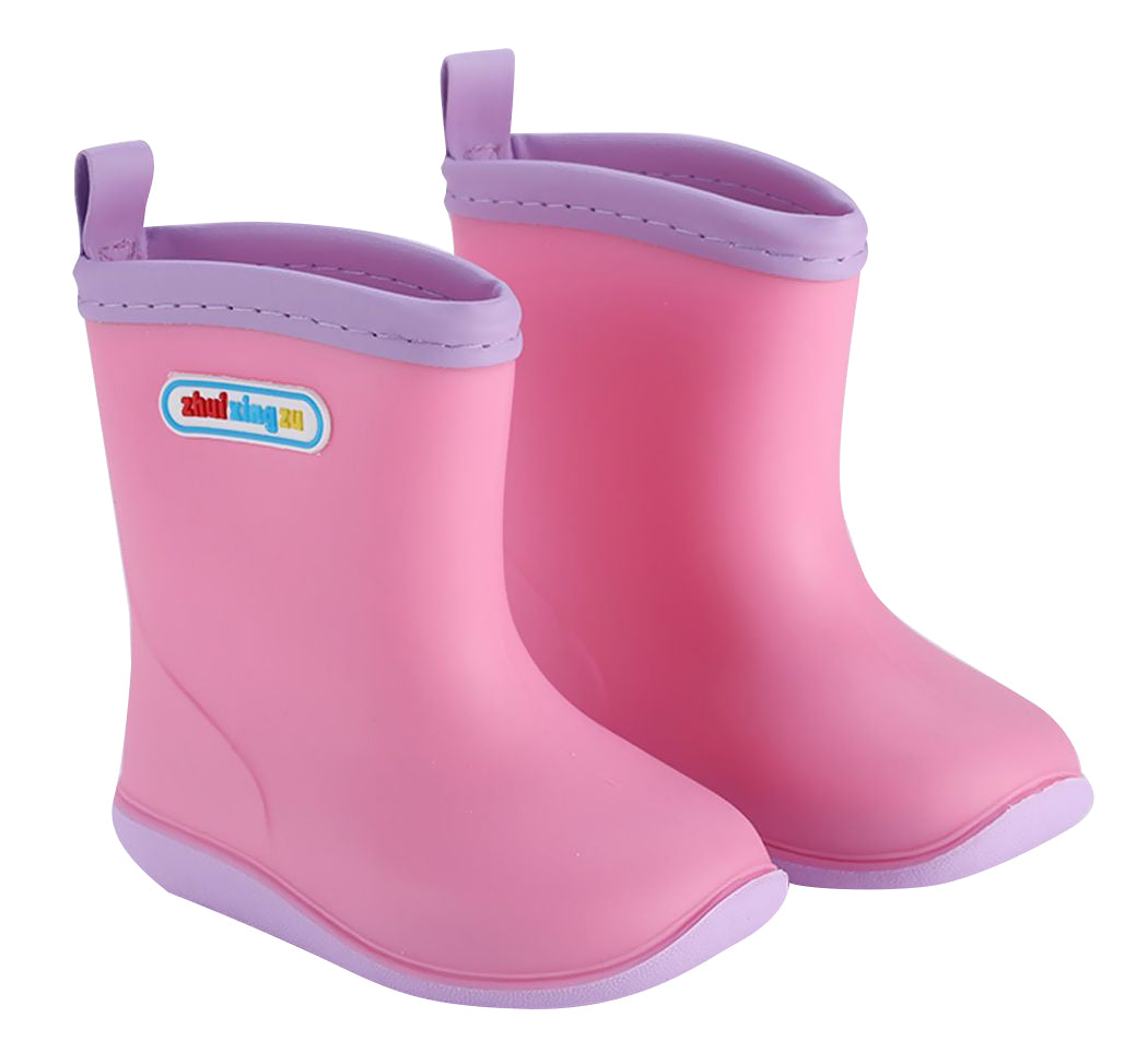 長靴 レインブーツ 雨靴 子供用 キッズ ベビー ピンク バリエーション画像