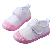 スニーカー 運動靴 上履き キッズ ジュニア 子供用 子ども用 シューズ くつ  マジック テープ 面ファスナー 結ばない靴紐 無地 ホワイト ブルー ピンク シンプル カジュアル 可愛い キュート