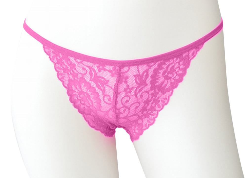 ショーツ レディース 下着 セクシー ヒップハング ローライズ チェリーピンク バリエーション画像