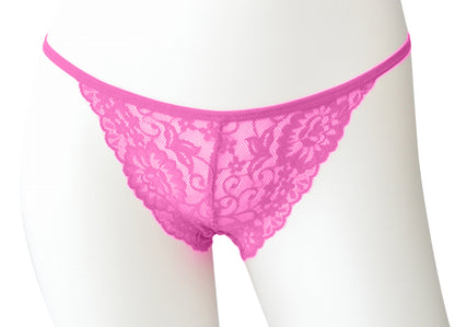 ショーツ レディース 下着 セクシー ヒップハング ローライズ チェリーピンク バリエーション画像