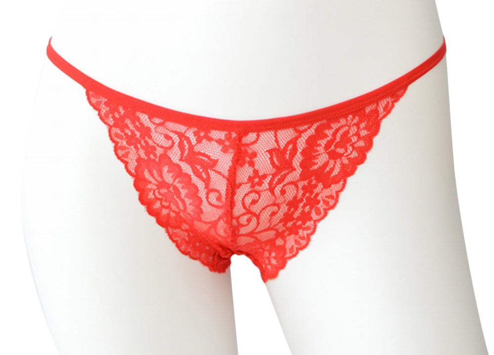 ショーツ レディース 下着 セクシー ヒップハング ローライズ レッド バリエーション画像