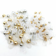 メガネチェーン用パーツ 10個セット アクセサリーパーツ ハンドメイドパーツ グラスコード 金具 留め具 DIY 眼鏡 サングラス