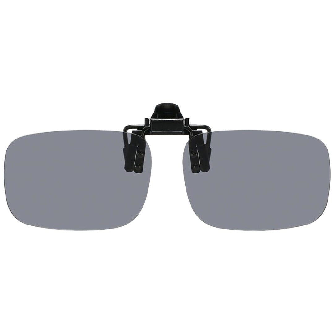 サングラス クリップオン 偏光レンズ UV400 紫外線カット 眼鏡の上から 跳ね上げ式 伊達メガネ 変色 夜間 ドライブ 運転