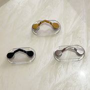 メガネホルダー メガネクリップ マグネット式 メガネフック サングラス 老眼鏡 土台 吊り下げタイプ 強力 イヤホン IDカード 社員証 値札 穴開け必要なし