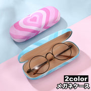 メガネケース 眼鏡ケース サングラスケース 老眼鏡ケース ハート 可愛い 持ち運び 携帯 収納 汚れ防止 傷防止 おしゃれ レディース 女性