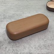 メガネケース 眼鏡ケース サングラスケース めがね収納 持ち運び ハードケース 木目調 シンプル ナチュラル おしゃれ ベーシック シック レトロ 雑貨 ファッション小物