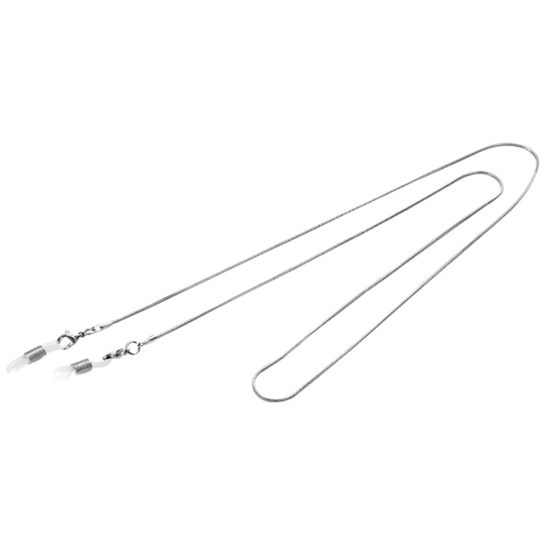 眼鏡チェーン メガネチェーン メガネストラップ 眼鏡ストラップ 眼鏡用アクセサリー メガネ用アクセサリー シルバー バリエーション画像
