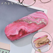 メガネケース 眼鏡ケース めがね入れ メガネ入れ ハード 汚れ防止 傷防止 メガネ 眼鏡 老眼鏡 サングラス 収納 持ち運び キラキラ おしゃれ かわいい 女性 レディース