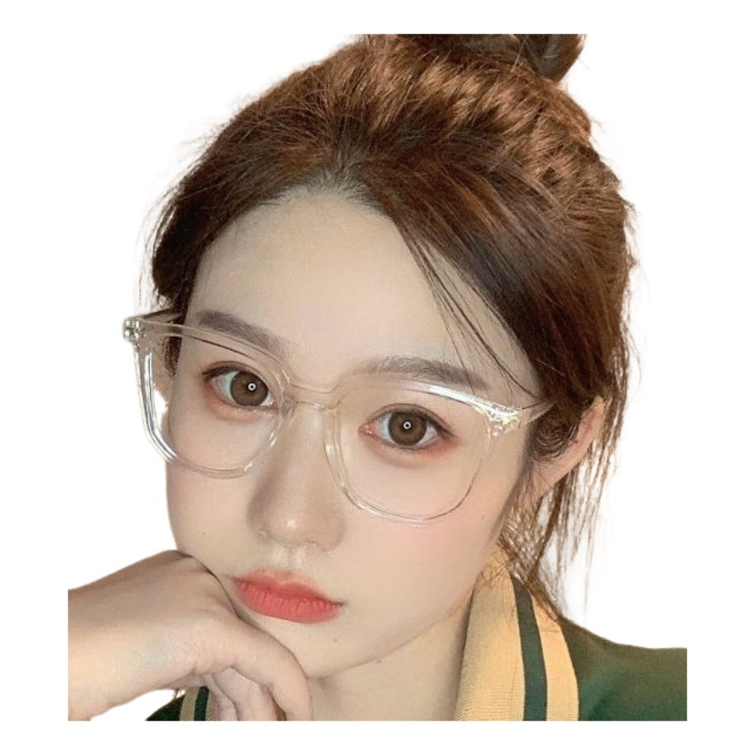 伊達メガネ 度なしメガネ 眼鏡 レディース 女性 クリアレンズ フルリム 軽量 軽い カジュアル だてめがね お洒落 かわいい ファッション眼鏡