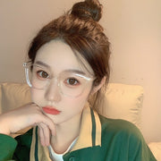 伊達メガネ 度なしメガネ 眼鏡 レディース 女性 クリアレンズ フルリム 軽量 軽い カジュアル だてめがね お洒落 かわいい ファッション眼鏡