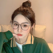 伊達メガネ 度なしメガネ 眼鏡 レディース 女性 クリアレンズ フルリム 軽量 軽い カジュアル だてめがね お洒落 かわいい ファッション眼鏡