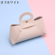 ミニポーチ 小物入れ メガネケース PUレザー 手提げ 収納 眼鏡 サングラス 化粧品 メイク道具 大容量 コンパクト ソフト
