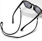 メガネストラップ 眼鏡ストラップ メガネホルダー 眼鏡バンド サングラス メガネ 老眼鏡 ずれ防止 長さ調節可 男女兼用 メンズ レディース 落下防止 ロゴ ビーズ 紐 固定 カジュアル おしゃれ かわいい