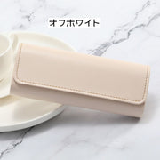 眼鏡ケース メガネケース サングラスケース フェイクレザー コンパクトケース 無地 シンプル 持ち運び 眼鏡 めがね メガネ サングラス 老眼鏡 収納 おしゃれ カジュアル 雑貨 小物 ブラウン カラバリ豊富