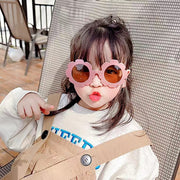 サングラス 子ども用 子供用 キッズ 女の子 男の子 ファッション雑貨 お花 フラワー ブラウン ブラック ピンク ブルー イエロー シンプル カジュアル 可愛い キュート ポップ おしゃれ 春 夏