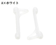 メガネストッパー 2ペアセット メガネイヤーフック メガネ 眼鏡 耳 フック シリコン 滑り止め ズレ防止 落下防止 簡単取付け スポーツ