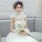 ウエディンググローブ フィンガーレスグローブ リストドレス レディース 女性 ウエディング雑貨 ウエディング小物 ブライダル用品 ブライダル小物 レース フリル ハート 無地 オフホワイト 可愛い キュート フェミニン ガーリー 華やか エレガント 結婚式 盛装 パーティ コスプレ小物 ゴスロリ ロリータファッション 仮装
