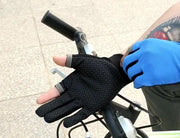 グローブ ツーフィンガー フィンガーレスグローブ サイクリング 自転車用アクセサリー 手袋 滑り止め付き てぶくろ 指なし 指あり レディース メンズ 女性 男性 ユニセックス 男女兼用 自転車 マウンテンバイク 釣り アウトドア バイク ゴルフ ハイキング 登山 スポーツ マジック テープ 防寒 滑りにくい 薄手 速乾性 通気性 吸汗性