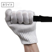 防刃手袋 作業用軍手 1双 両手用 大人用 耐切創手袋 防刃グローブ 切れない 無地 黒 シンプル ベーシック アウトドア DIY 園芸 木工 BBQ 料理 ガーデニング キッチン 防災グッズ