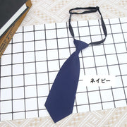 ワンタッチネクタイ キッズ 子ども用 男の子 女の子 飾り 入学式 卒業式 結婚式 パーティー 小学校 幼稚園 保育園 簡単 便利 おしゃれ シンプル カッコイイ 無地 黒 紺 茶