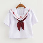 リボンタイ スカーフリボン レディース 女性 ファッション雑貨 制服風 セーラー風 ゴムバンド 無地 ピンク レッド ネイビー シンプル かわいい キュート コスプレ小物 コスプレ衣装