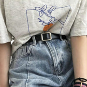 ベルト レディース 女性 婦人 細ベルト 細め ファッション小物 スクエア サークル 四角 丸型 フェイクレザー 無地 シンプル お洒落 カジュアル 普段使い お出掛け ウエストマーク
