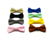 蝶ネクタイ ボウタイ ワンタッチ キッズ ジュニア ベビー 子供 子ども ファッション小物 ネクタイ セミバタフライ フック式 ストラップ バックル サイズ調節可 無地 単色 シンプル カジュアル おしゃれ かっこいい 上品 男の子 女の子 こども 幼児 園児 小学生 フォーマル パーティー イベント お祝い 式典 結婚式 入園 入学 表彰 お出かけ およばれ おめかし