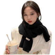 マフラー ニット レディース 女性 襟巻き 定番 防寒 寒さ対策 暖かい あったか シンプル 無地 婦人用 ファッション小物 通勤 通学 デイリー お出掛け