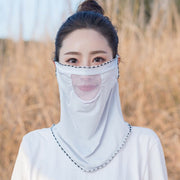 フェイスカバー レディース フェイスマスク バラクラバ UPF50+ UVカット 首 メッシュ 口元 息がしやすい シンプル おしゃれ 女性 婦人 日焼け対策 日差し対策 紫外線対策 アウトドア