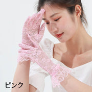 レース手袋 グローブ レディース ウエディング パーティー コスプレ 結婚式 ドレスアップ 花嫁 二次会 運転 ドライブ セクシー シースルー おしゃれ 上品 プレゼント 女性用 婦人用 母の日 黒 白 ピンク 肌色 グレー 赤