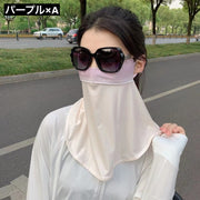フェイスカバー フェイスマスク ネックカバー レディース 女性 日焼け防止 UVケア 熱中症対策 日よけマスク 紫外線カット シンプル おしゃれ かわいい 自転車 ガーデニング ランニング ジョギング ゴルフ ファッション小物