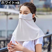 フェイスカバー フェイスマスク ネックカバー レディース 女性 日焼け防止 UVケア 熱中症対策 日よけマスク 紫外線カット シンプル おしゃれ かわいい 自転車 ガーデニング ランニング ジョギング ゴルフ ファッション小物