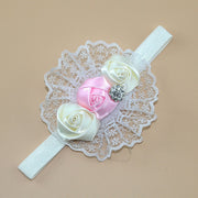 ヘアバンド ヘッドバンド ヘッドドレス ベビー用 子供用 キッズ ラインストーン 花柄レース フラワー お花 結婚式 パーティー お呼ばれ フォーマル ガーリー 可愛い かわいい おしゃれ 女の子 女児 赤ちゃん 幼児 児童 こども用 子ども用 BABY baby