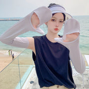 アームカバー 腕カバー レディース 手袋 ロング UVカット 紫外線対策 手の甲まで日焼け防止 夏 涼しい接触冷感 運転 通気性