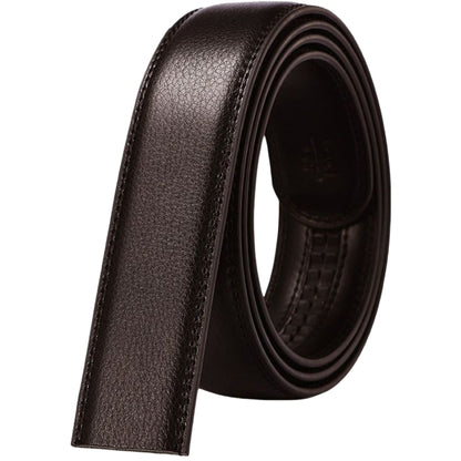 ベルト 交換用 穴無し メンズ 男 ファッション小物 ブラウン【3.5cm幅】 バリエーション画像