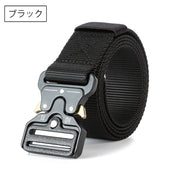 タクティカルベルト サバイバルゲーム サバゲ― ミリタリー ナイロンベルト ワンタッチバックル 装備 ポーチ アウトドア DIY 作業用 メンズ 男性用 シンプル 無地 単色 カジュアル 普段使い おしゃれ かっこいい