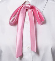 リボンタイ ボウタイ レディース 女性用 大人用 サテン調 紐タイ ヒモタイ 無地 コスプレ コスチューム 衣装 制服 かわいい おしゃれ シンプル カジュアル パーティー イベント カラバリ豊富 女子 ファッショ小物