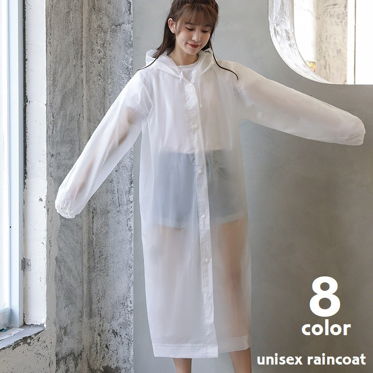 レインコート フード付き カッパ 雨具 レインウェア 男女兼用 商品画像