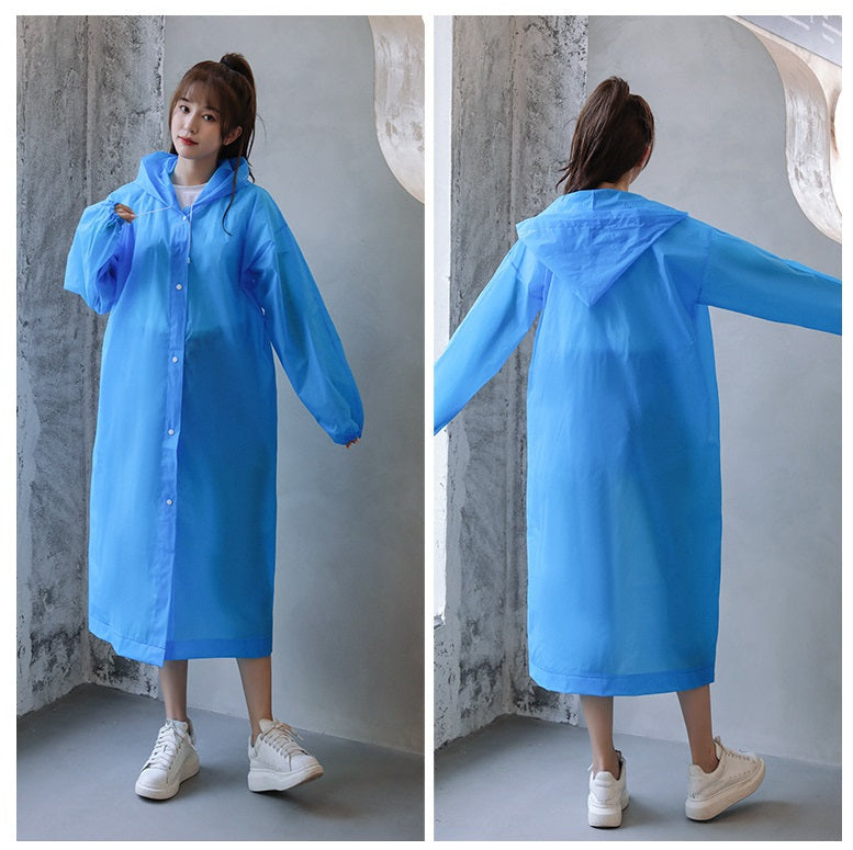 レインコート フード付き カッパ 雨具 レインウェア 男女兼用 商品画像2