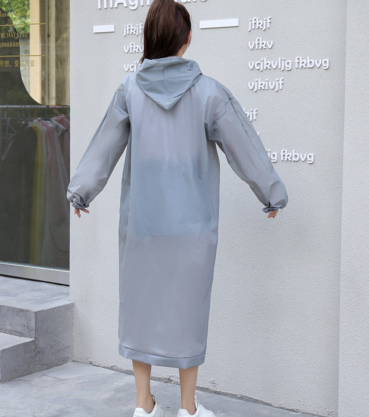 レインコート フード付き カッパ 雨具 レインウェア 男女兼用 商品画像3