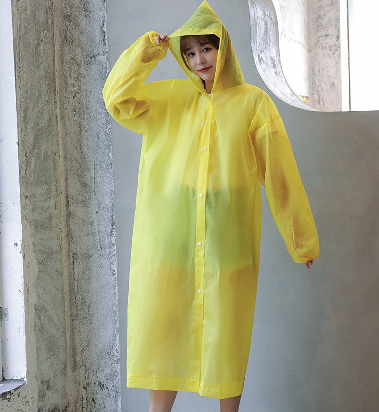 レインコート フード付き カッパ 雨具 レインウェア 男女兼用 商品画像5