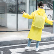 レインコート 雨具 キッズ ジュニア 子供 大人 レインウェア つば付き ランドセル リュックサック 対応 単色 シンプル カッパ 半透明 男の子 女の子 メンズ レディース レイングッズ