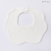 よだれ掛け よだれかけ スタイ ビブ ベビー 赤ちゃん 男の子 女の子 ベビー用品 育児用品 スナップボタン 布製 無地 ピンク ブラウン ホワイト シンプル カジュアル かわいい 可愛い キュート おしゃれ 出産祝い プレゼント ギフト
